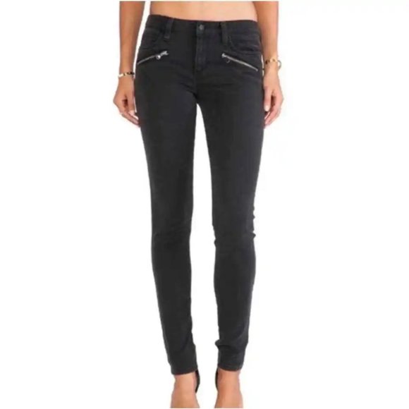 Joes Jeans Womens Black Skinny Ankle Jeans Nikitia Zip Pocket GPVNTK5968 size 27 - Picture 1 of 12